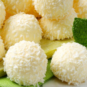 Bolita de coco con leche 3 piezas 25g c/u